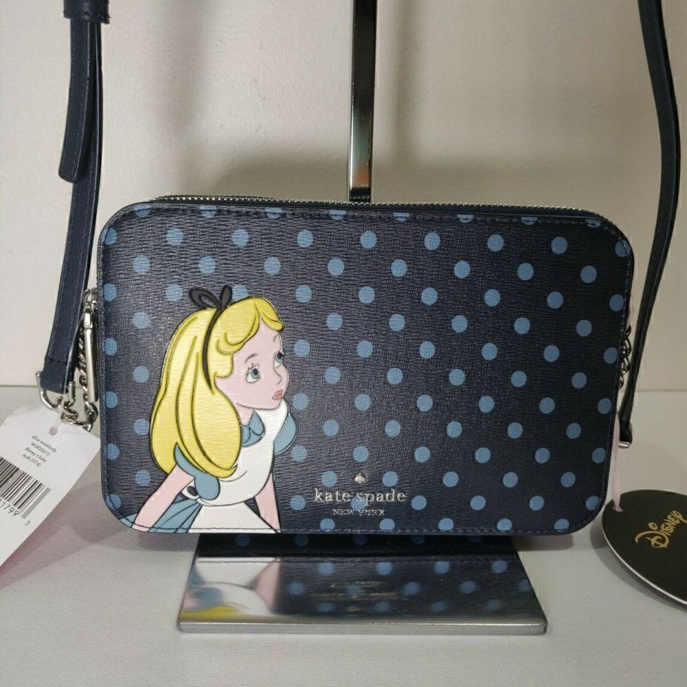 NWT WLR00610 Disney x Kate Spade Alice in Wonderland Crossbody Handbag - Picture 2 of 8